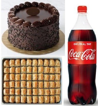 Çikolata ve Şerbet Aşkı: Pasta Baklava ve Soğuk Cola Menüsü pasta