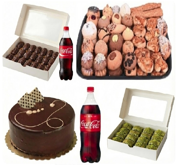 Fıstıklı Baklavalı 9-10 Kişilik Pasta Menüsü pasta